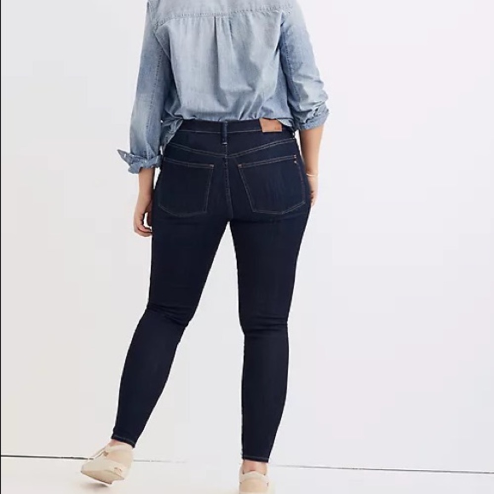 ❌SOLD❌ 9” High Rise Skinny Madewell Jeans Sz 28 - Picture 4 of 9